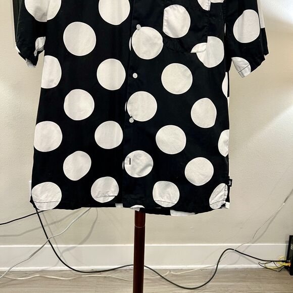 Stussy - SS Big Dot Shirt (#111912) - Black, White - Picture 5 of 7